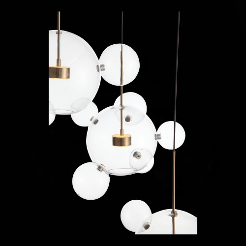 SL1133.203.03 Светильник подвесной ST-Luce Белый,Латунь/Прозрачный LED 3*14W 3000K  (из 4-х коробок) BOPONE фото 2