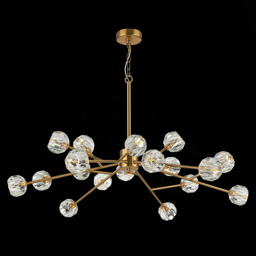 SL1166.303.18 Светильник подвесной ST-Luce Латунь/Прозрачный G9 LED 18*5W ROMANO фото 5