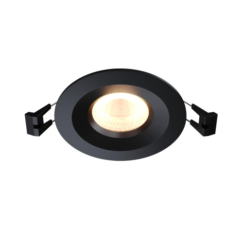 ST216.408.01 Св-к встр. Черный GU10 1*7W IP20 D100xH23 220V Без ламп Встраиваемые светильники фото 4