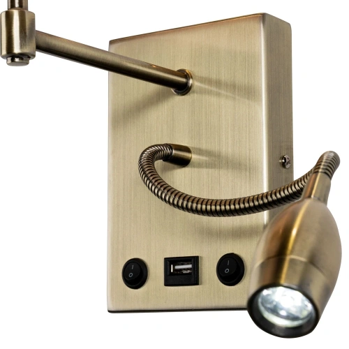 Бра Arte Lamp ELBA A2581AP-2AB фото 3 Бра Arte Lamp ELBA A2581AP-2AB фото 3