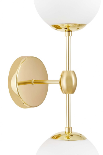 Бра Lumina Deco Zodiak LDW 6001-2 GD+WT фото 2