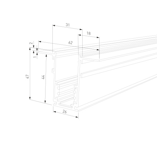 Slim Magnetic Шинопровод встраиваемый черный (2м) 85087/00 85087/00 фото 5 Slim Magnetic Шинопровод встраиваемый черный (2м) 85087/00 85087/00 фото 5