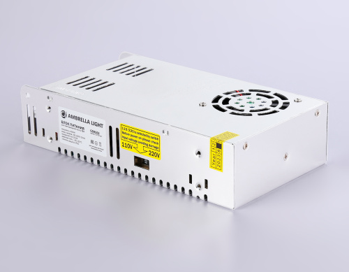 Блок питания 12В 400Вт 90-260В IP20 215*115*50 фото 5