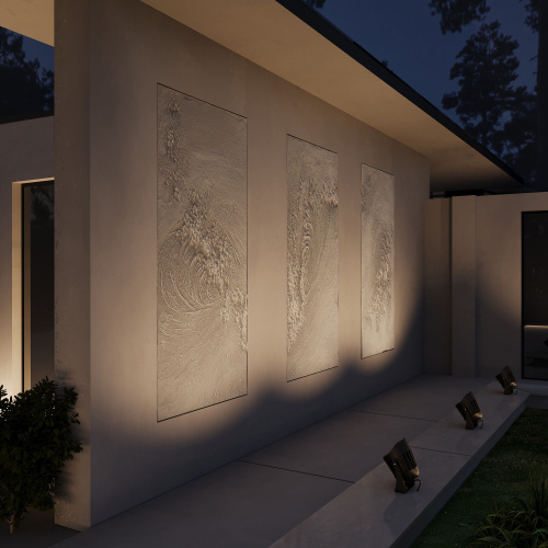 Светильник садово-парковый поворотный Landscape черный 35186/F фото 4