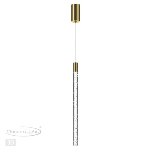 4369/5L HIGHTECH ODL23 235 полированное золото/акрил с пузырьками Подвесной св-к IP20 LED 4W 200Лм 3000K SPARKY 4369/5L HIGHTECH ODL23 235 полированное золото/акрил с пузырьками Подвесной св-к IP20 LED 4W 200Лм 3000K SPARKY