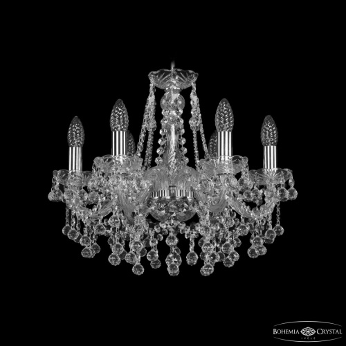 Люстра хрустальная 1409/6/160 Ni Bohemia Ivele Crystal (Богемия Ивеле Кристалл)