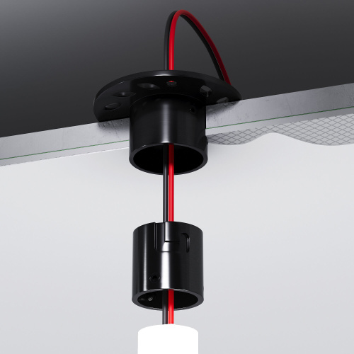 Встраиваемое крепление для круглого гибкого неона Full light черный FL 2860 фото 6