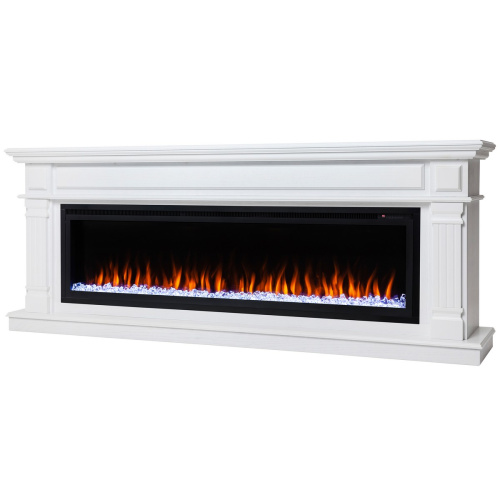 Электрокамин RealFlame Islandia 60 WT белый с очагом Saphir 60 фото 2 Электрокамин RealFlame Islandia 60 WT белый с очагом Saphir 60 фото 2