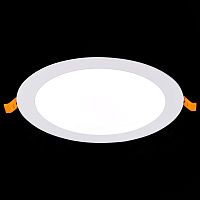 ST209.538.15 Св-к встр. Белый LED 1*15W 3000K 1 020Lm Ra80 110° IP20 D190xH8 90-265V Встраиваемые светильники