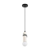 8363/1A ECO LN26 330 черный/белый, металл/бетон Подвес E27 LED 10W 220V TESLA