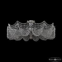 Потолочный светильник хрустальный 77181/67 Ni Bohemia Ivele Crystal (Богемия Ивеле Кристалл)