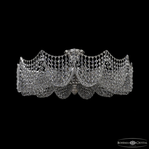 Потолочный светильник хрустальный 77181/67 Ni Bohemia Ivele Crystal (Богемия Ивеле Кристалл)