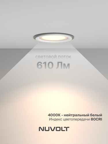 Встраиваемый светильник NUVOLT LDL-029W фото 31