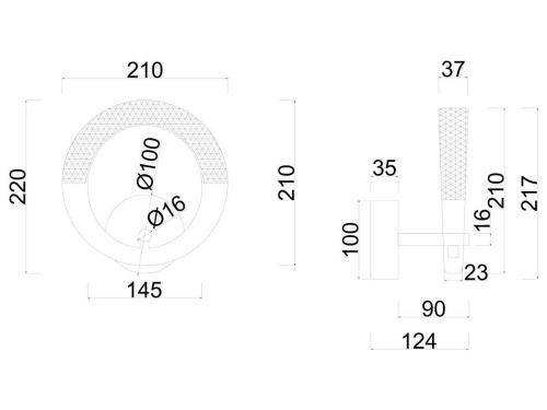Бра Arte Lamp Montana A7777AP-1GO фото 2