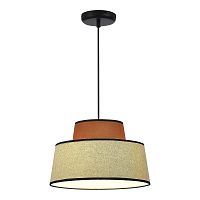 SL1354.423.01 Светильник подвесной ST-Luce Черный/Кирпичный,Бежевый, Черный E27 1*40W JACKIE