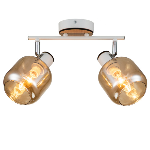 Спот Escada 10177/2A E14*40W White/Chrome/Wood фото 3 Спот Escada 10177/2A E14*40W White/Chrome/Wood фото 3