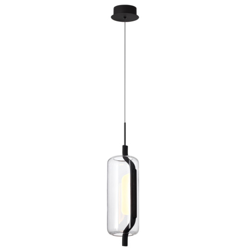 5003/10L L-VISION ODL23 391 черный матовый/прозрачный/стекло Подвес LED 10W 3000K KAVIA 5003/10L L-VISION ODL23 391 черный матовый/прозрачный/стекло Подвес LED 10W 3000K KAVIA