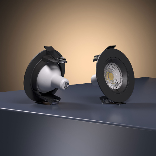 Светильник встраиваемый Minnie GU10 черный 25056/01 фото 3