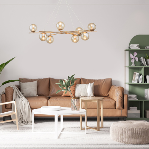 Подвесной светильник Escada 1119/8S E14*40W Gold фото 2 Подвесной светильник Escada 1119/8S E14*40W Gold фото 2