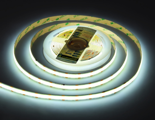 Светодиодная лента 24В COB 616Led 19Вт/м 6500K IP20 5м фото 3 Светодиодная лента 24В COB 616Led 19Вт/м 6500K IP20 5м фото 3