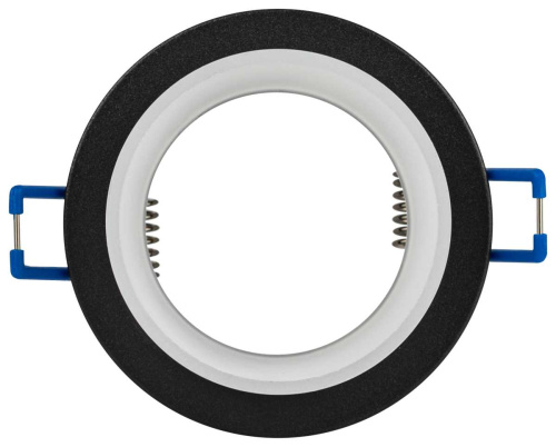 Светильник встраиваемый декоративный ЭРА DK106 BK под лампу MR16 GU5.3 черный Б0058428 фото 6