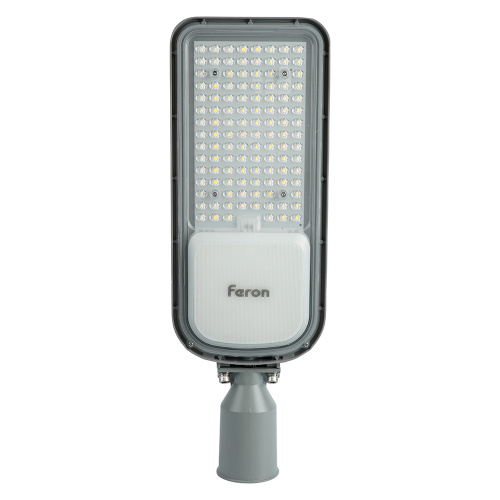 Светодиодный уличный консольный светильник Feron SP3050 80W 4000K 230V, серый