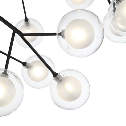 SL376.403.36 Светильник подвесной ST-Luce Черный/Прозрачный, Белый G4 LED 36*2W DEMELE фото 2