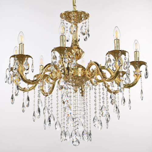 Люстра с хрустальными подвесками AL79101/8/250 B G Bohemia Ivele Crystal (Богемия Ивеле Кристалл) фото 4 Люстра с хрустальными подвесками AL79101/8/250 B G Bohemia Ivele Crystal (Богемия Ивеле Кристалл) фото 4