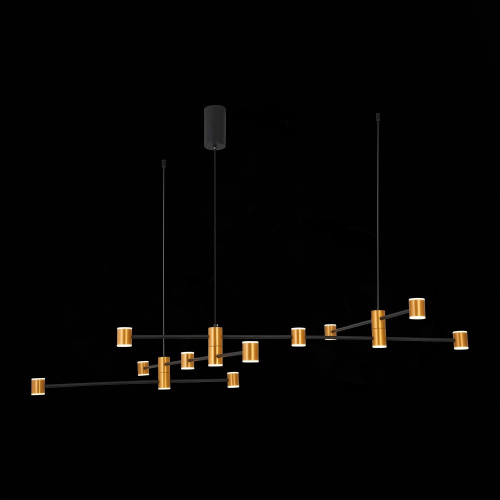 SL1596.423.22 Светильник подвесной ST-Luce Золотистый, Черный/Белый LED 22*3W 3000K ANICHITA фото 5