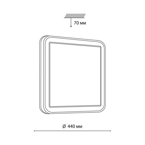 Настенно-потолочный светодиодный светильник Sonex Akuna 7621/DL фото 6