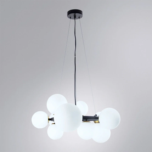 Подвесная люстра Arte Lamp GEMINI A2243SP-10BK фото 2 Подвесная люстра Arte Lamp GEMINI A2243SP-10BK фото 2