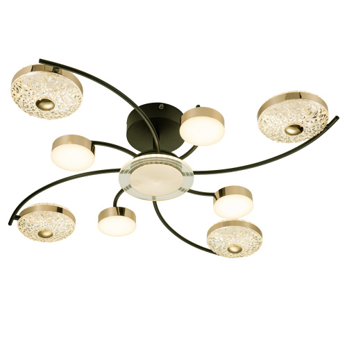 Потолочный светильник Escada 10208/8 LED*110W Black/Gold фото 4 Потолочный светильник Escada 10208/8 LED*110W Black/Gold фото 4