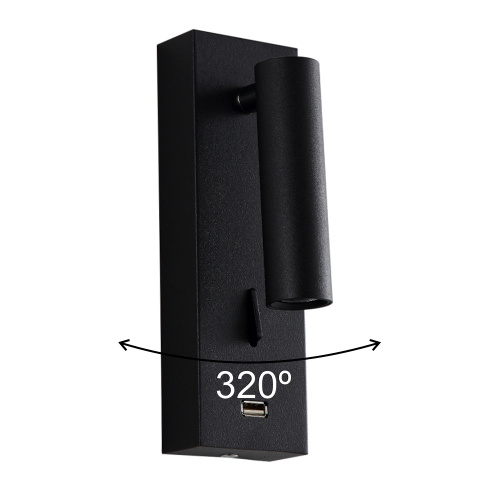 Бра Crystal Lux CLT 210W USB BL фото 5