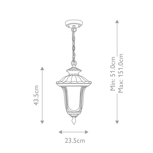 Подвесной фонарь Elstead Lighting, Арт. CC8-S-BK фото 2