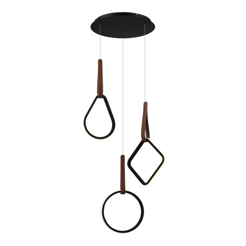 SL6131.403.36 Светильник подвесной ST-Luce Черный/Черный, Терракотовый LED 1*36W 4000K SHAPE фото 5