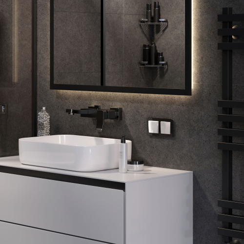 Рамка из акрила на 2 поста Acrylic черный W0022708 фото 7