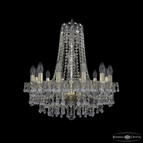 Люстра хрустальная 1410/12/195/h-60 G V0300 Bohemia Ivele Crystal (Богемия Ивеле Кристалл)