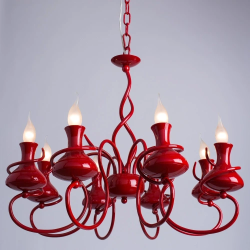 Подвесная люстра Arte Lamp VASO A6819LM-8RD фото 2