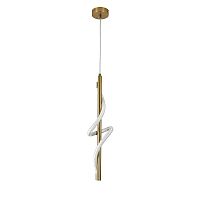 Подвесной светодиодный светильник Indigo Intreccio 14025/1P Brass V000144L