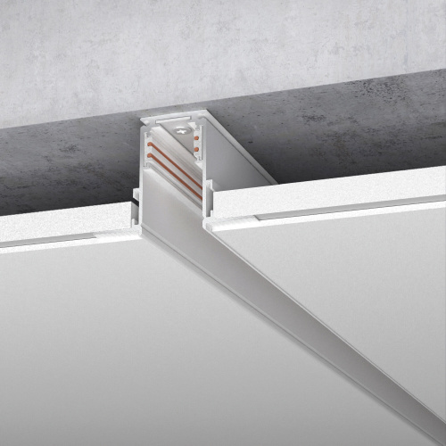 Slim Magnetic Шинопровод встраиваемый белый (1м) 85086/00 85086/00