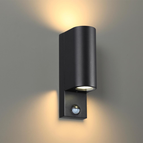 4390/2W HIGHTECH ODL23 000 черный/металл/пвх стойкий к УФ излучению Настенный светильник с датчиком движения IP44 LED GU10 14W MOTTO фото 4 4390/2W HIGHTECH ODL23 000 черный/металл/пвх стойкий к УФ излучению Настенный светильник с датчиком движения IP44 LED GU10 14W MOTTO фото 4
