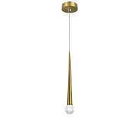 807003-2 Подвес PUNTO MINI с декоративной насадкой (шар) (807003+807000-2) LED 4W 282LM 24G ЛАТУНЬ 3CCT 3000/4000/6000K