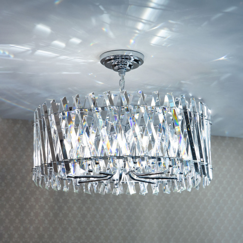 Citilux Ингвар CL334281 Люстра подвесная хрустальная Хром фото 8 Citilux Ингвар CL334281 Люстра подвесная хрустальная Хром фото 8
