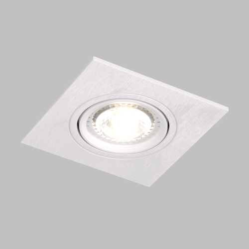 DK3021-WH Встраиваемый светильник, IP 20, 10 Вт, GU5.3, LED, белый, пластик фото 2
