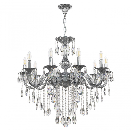 Люстра с хрустальными подвесками AL79101/10/250 B Ni Bohemia Ivele Crystal (Богемия Ивеле Кристалл) Люстра с хрустальными подвесками AL79101/10/250 B Ni Bohemia Ivele Crystal (Богемия Ивеле Кристалл)