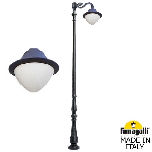 Fumagalli Парковый фонарь FUMAGALLI HOREB/ADAM/VIVI 1L LED-HIP V50.208.M10.AYH27 Fumagalli Парковый фонарь FUMAGALLI HOREB/ADAM/VIVI 1L LED-HIP V50.208.M10.AYH27