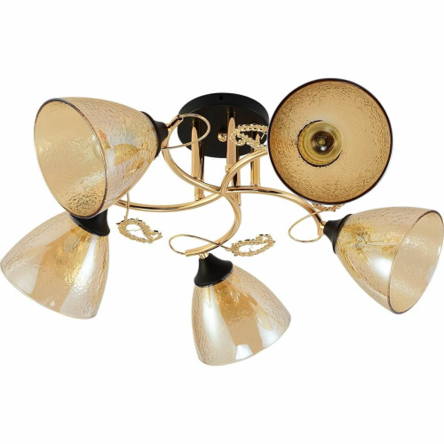 Потолочная люстра Reluce 01321-0.3-05 FGD+BK Потолочная люстра Reluce 01321-0.3-05 FGD+BK