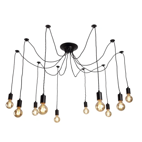 Подвесная люстра Arte Lamp FUORI A9184SP-10BK Подвесная люстра Arte Lamp FUORI A9184SP-10BK