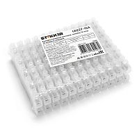 Колодка клеммная винтовая STEKKER, линейка 12 штук, полиэтилен, LD227-15A