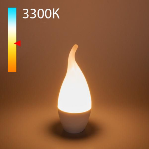 Светодиодная лампа "Свеча на ветру" CA37 8W 3300K E14 BLE1431 Светодиодная лампа "Свеча на ветру" CA37 8W 3300K E14 BLE1431